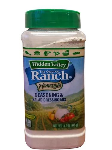 Hidden Valley Ranch Homestyle - Mezcla de condimentos y aderezos para ensaladas en polvo, 15.7 onzas