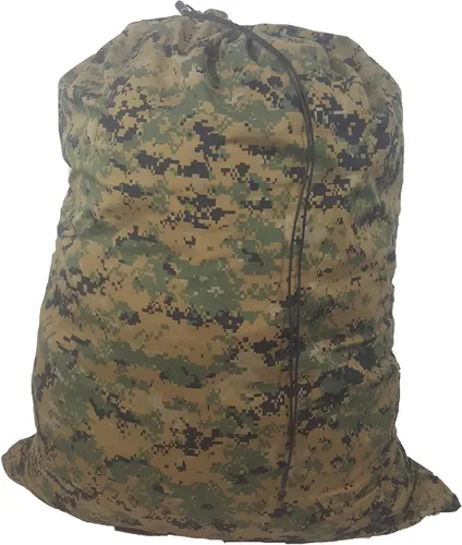 Vista 3 de Bolsa de lavandería de nailon de 30 x 40 pulgadas, fabricada en los Estados Unidos