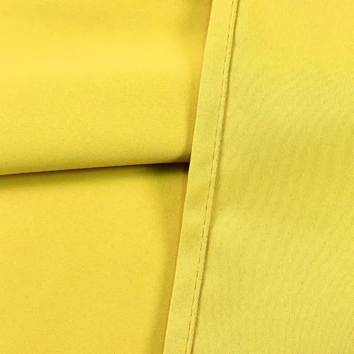 Vista 6 de DECOVSUN Cenefa de cortina opaca amarilla brillante para ventanas de cocina, cenefa opaca con ojales para dormitorio, cenefa corta y recta para sala