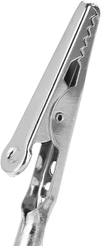 Vista 9 de Estación de lupa de tercera mano, 5 x soporte de lupa con dos clips de cocodrilo ajustables y giratorios para reparación de ensamblaje de joyas