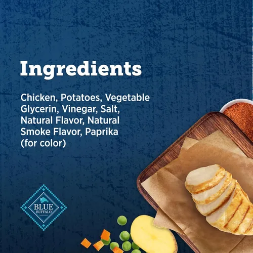 Vista 5 de Blue Buffalo True Chews Golosinas Premium de Pollo en Trozos para Perros con Ingredientes Naturales