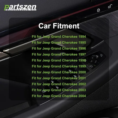 Vista 5 de 5HB57DX9AA DS1187 Interruptor de control de elevalunas eléctrico trasero izquierdo derecho apto para Jeep Grand Cherokee 1994-2004
