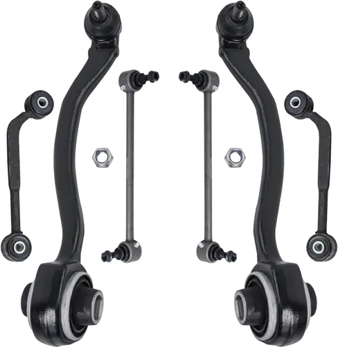 Vista 55 de Detroit Axle - Kit de brazos de control delanteros para Chevy GMC Silverado Sierra 1500 Avalanche Yukon Tahoe Escalade ESV EXT, 2 brazos de control