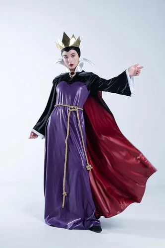 Vista 8 de Disguise Disfraz de mujer Evil Queen Deluxe para adultos Multicolor