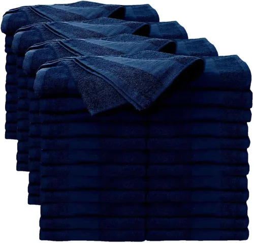 Vista 7 de ForPro Professional Collection Toallas prémium Bleach Tough para salón, color negro, 100% algodón, a prueba de blanqueador, resistentes a