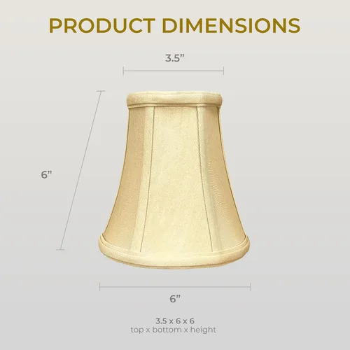 Vista 2 de Royal Designs, Inc. BS-704FC-6AGL pantalla para lámpara True Bell, 3.5 x 6 x 6.25 pulgadas, Oro Antiguo