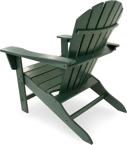 Vista 4 de POLYWOOD South Beach Adirondack, sillón ideal para la playa., Verde