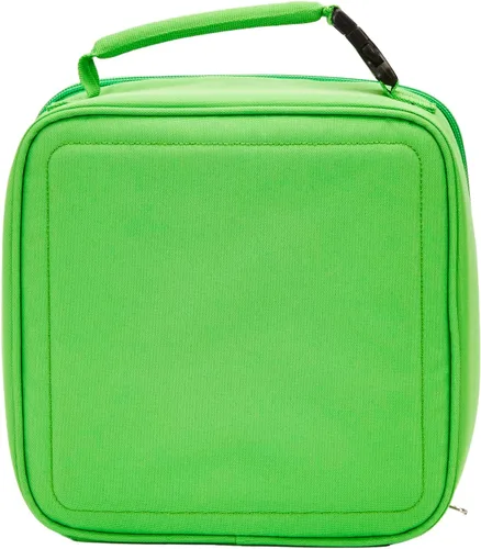 Vista 40 de Bolsa de almuerzo LEGO, duradera y aislada, con bolsillo de malla y compartimento con cremallera, perfecta para comidas sobre la marcha, negra