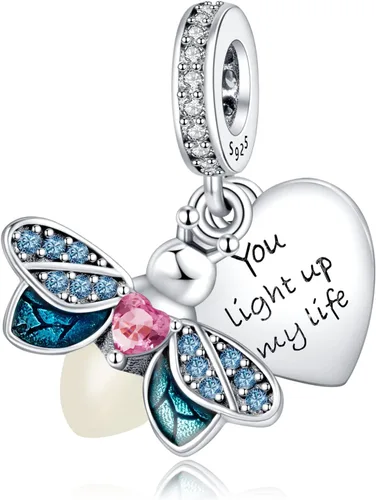 Charms for Bracelets Family Friends Love Mom Baby Home Flower Dog 925 Sterling Silver Dangle Necklaces Gifts for Women Girls