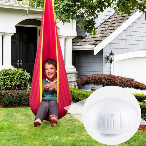 Vista 4 de 2 piezas de repuesto para silla de cápsula para niños, cojines de repuesto para hamaca de columpio, hamaca de 27.5 pulgadas, cojines inflables PVS