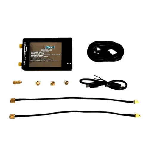 Vista 4 de Spectrum Analyzer, 10KHz -1.5GHz NanoVNA-H 2.8" NanoVNA-H4 4 Inch Touchscreen Network Analyzer Digital Touching Screen Antenna NanoVNA-H(2.8 inch)