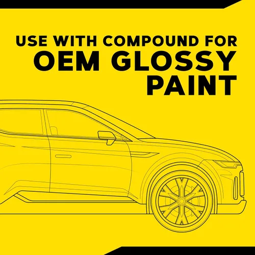 Vista 4 de Placa de apoyo Meguiar's giratorio suave, DMC6, 6, Blanco