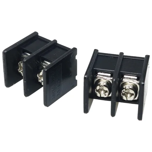 Vista 4 de Bloque de terminales de tornillo de PCB de 2 polos de paso de 0.3 pulgadas FMHXG 10PCS 300V 20A 0.300 in Paso enchufable Tipo 2-Posición Montaje