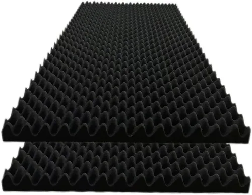 2 Pack Paneles de Espuma de Huevo para Insonorización, Paneles de Espuma Acústica de 48''X24''X2'' Pulgadas, Paneles de Pared Insonorizados de Alta