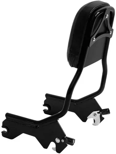 Vista 5 de TCMT Respaldo Vertical de Barra Sissy Estándar con Kit de Hardware de Acoplamiento Compatible con Harley Heritage Classic FLHC Street Bob FXBB