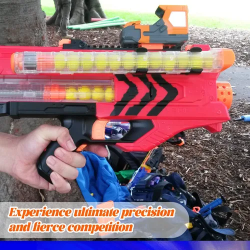 Vista 5 de BOROLA Clip de recarga de repuesto de 12 rondas de repuesto compatible con Nerf Rival Apollo XV-700 Rival Zeue XV-1200 (negro)