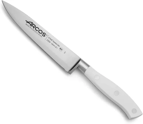 Vista 35 de Arcos Cuchillo Pan de Acero Inoxidable Nitrum de 8 Pulgadas y Hoja de 7.874 in. Obtenga una gran variedad de cortes para su comida Cuchillo ideal