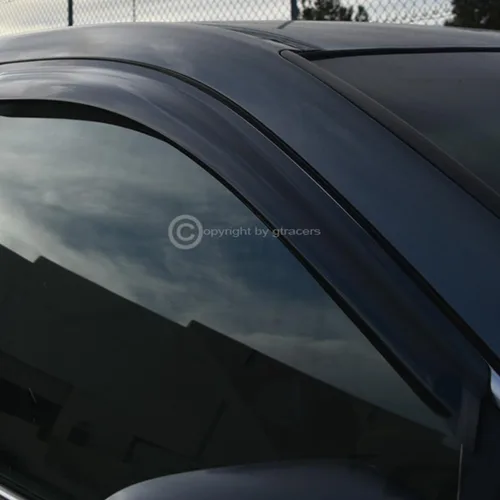 Vista 4 de R&L Racing Viseras de ventana deflector de humo con protección solar y lluvia, 4 unidades, compatibles con 96-02 4Runner