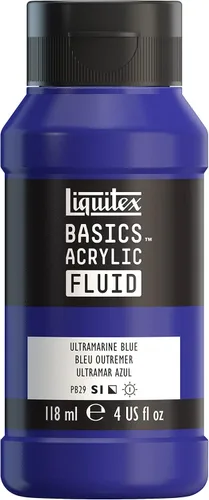 Vista 36 de Liquitex BASICS - Pintura líquida acrílica, botella de 4 onzas, tono permanente carmesí de lizarina