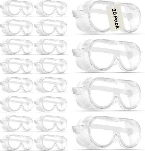 Vista 8 de Harrier Hardware Gafas de seguridad para los ojos, gafas ventiladas antivaho resistentes a los arañazos