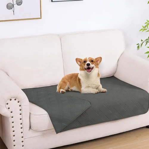 Vista 184 de hyha - Manta impermeable para cama de perro, mantas suaves para mascotas, funda impermeable para sofá para perros, fundas reversibles lavables