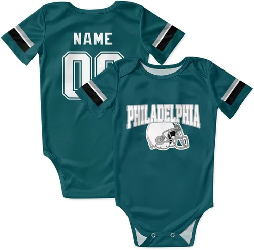 OAOANS Baby Clothes Personalized Newborn Infant Apparel Baby Clothing Custom Name Number Sports 0-24 Months Boy Girl Gifts