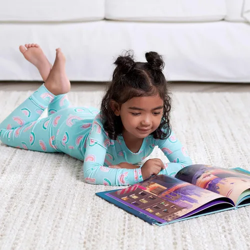 Vista 4 de Gerber Unisex Baby Toddler Buttery Soft 2-Piece Snug Fit Pajamas with Viscose Made from Eucalyptus