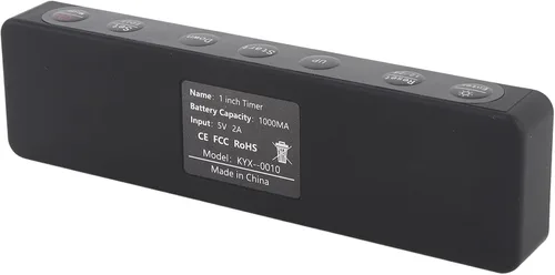 Vista 8 de GOTOTOP Portable Gym Timer Clock, Rechargeable Digital Stopwatch with Interval Training Support for Home Gym, Boxing and Fitness Workouts