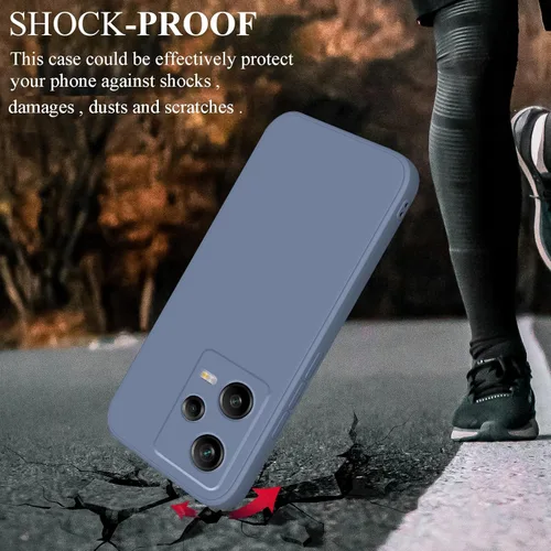 Vista 4 de Yarxiawin Compatible con Xiaomi Redmi Note 12 Pro Case Silicona Púrpura, Xiaomi Redmi Note 12 Pro Funda de teléfono Funda de silicona suave delgada