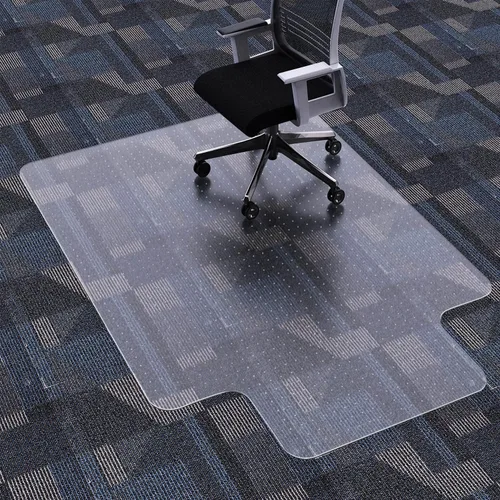Vista 28 de FuturHydro Tapete para silla de oficina para alfombra, protector de suelo transparente de 30 x 48 pulgadas, tapetes transparentes debajo