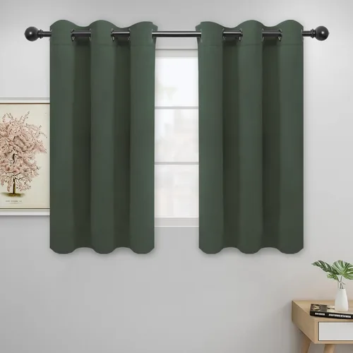 Vista 662 de Easy-Going - Cortinas opacas para dormitorio, aislamiento térmico sólido con ojales, cortinas de ventana para reducción de ruido, cortinas