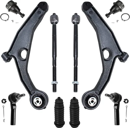 Vista 196 de Detroit Axle - Kit de brazos de control de extremo delantero RWD para cargador Chrysler 300 Dodge Challenger 11-19, brazos de control