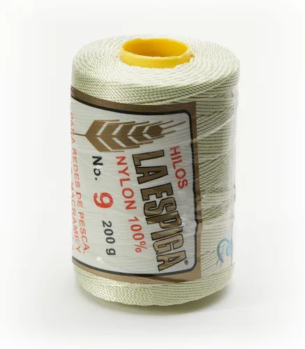 Vista 57 de N° 9 - 100% Cordón de Hilo de Nylon Omega para Tejer y Crochet - 01 Blanco