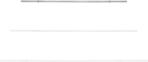 Vista 5 de Philosophy Gym Barra de levantamiento de pesas estándar de 1" - Barra recta con mangas lisas