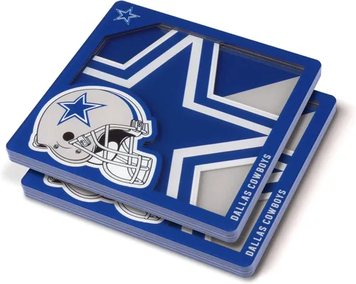 Vista 16 de YouTheFan NFL - Posavasos de la serie de logotipos en 3D
