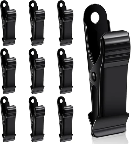 Vista 10 de 6 piezas de abrazaderas mini de metal, abrazadera de resorte mini, clips de cocodrilo de aligátor de 1/2 pulgada de ancho para trabajo, mordaza