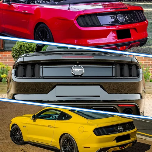 Vista 7 de WOLFSORM - Luz trasera LED para Ford Mustang 2015-2023 con diseño dinámico de giro giratorio, montaje de repuesto de luz trasera LED WOLFSORM Ford