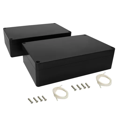 Vista 9 de LeMotech Caja de conexiones eléctricas de plástico ABS Caja de proyectos IP65 impermeable Caja de derivación universal para electrónicas Negro 2.48x