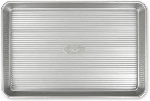 USA Pan - Bandeja para hornear antiadherente de acero aluminizado para rollos de gelatina