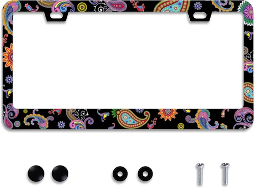 Vista 8 de Sin Problema, Ahora Tenemos Un Problema Marcos para Placa de Matrícula Graciosos Marcos para Placa de Matrícula de Acero Inoxidable Accesorios