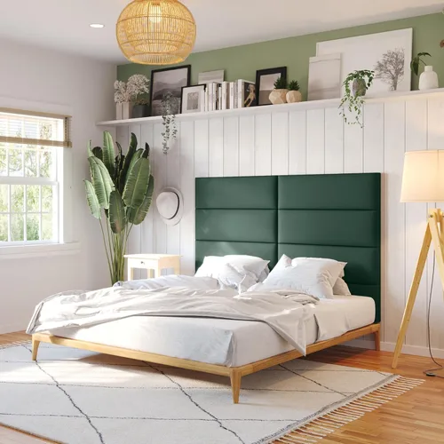 Vista 254 de Jaxx Panelist - Cabecero acolchado moderno, juego de 4 paneles para montar en la pared (cada uno de 11.25 x 38 pulgadas), tamaño King