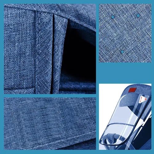 Vista 6 de Protector contra el Clima Frío para Cochecito de Bebé Escudo de Invierno Universal Resistente al Viento Cubierta de Lluvia para Cochecito Protección