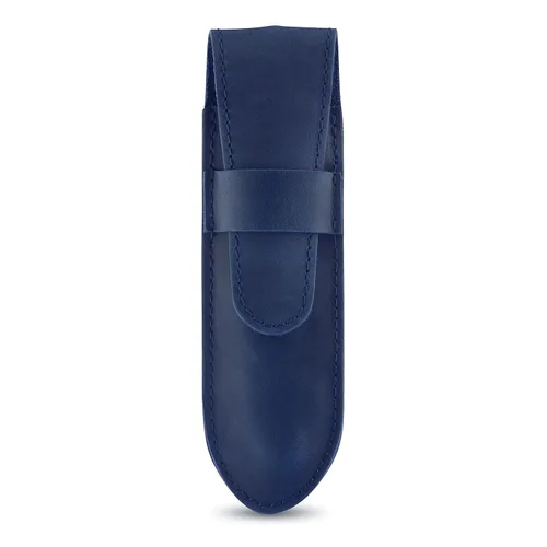 Vista 22 de Funda de afeitar recta, funda de cuero de vaca auténtica, soporte para maquinilla de afeitar recta, estuche de afeitar de viaje (marrón vintage)