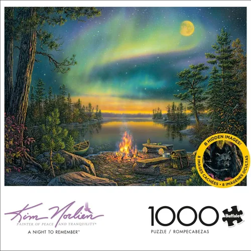 Vista 2 de Buffalo Games - Kim Norlien - Una noche para recordar - Rompecabezas de 1000 piezas