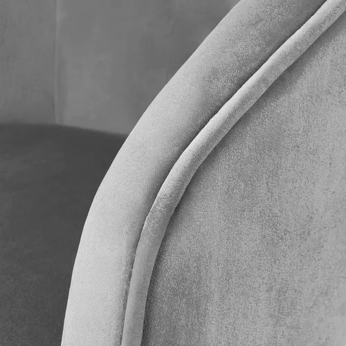 Vista 7 de Yaheetech Silla decorativa para sala de estar, silla tapizada de barril de terciopelo, cómoda silla auxiliar para sala de estar, dormitorio