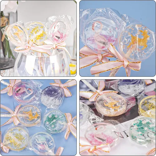 Vista 5 de Beasea Molde grande para piruletas, 6 cavidades de silicona, moldes de lechón, moldes de caramelo duro para chocolate, dulces, hielo, paletas