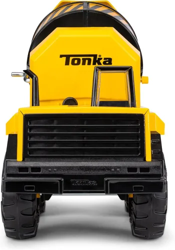 Vista 2 de Tonka Steel Classics Mighty Mezcladora de Cemento - Fabricada con Acero y Plástico Resistente, Camión de Construcción de Juguete Amarillo, Niños