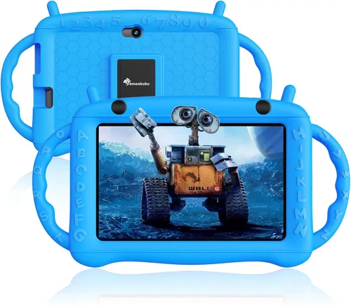 Vista 8 de Tablet de 7 pulgadas para niños de 2 a 10 años, tableta de aprendizaje educativo Android 12 con funda a prueba de golpes, 2 GB de RAM+32 GB de ROM