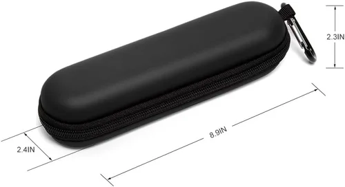 Vista 2 de Nincha Estuche para cepillo de dientes eléctrico EVA, funda de viaje rígida duradera con bolsillo de malla, se adapta a la mayoría de los productos