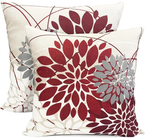 Vista 62 de Juego de 2 fundas de almohada decorativas negras boho 16x16 pulgadas, fundas de almohada de lino modernas estilo bohemia campestre para exteriores